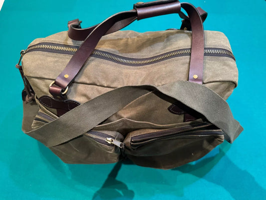 Filson 48-Hour Tin Cloth Briefcase | Made USA | Very Rare | Otter Green | 70328