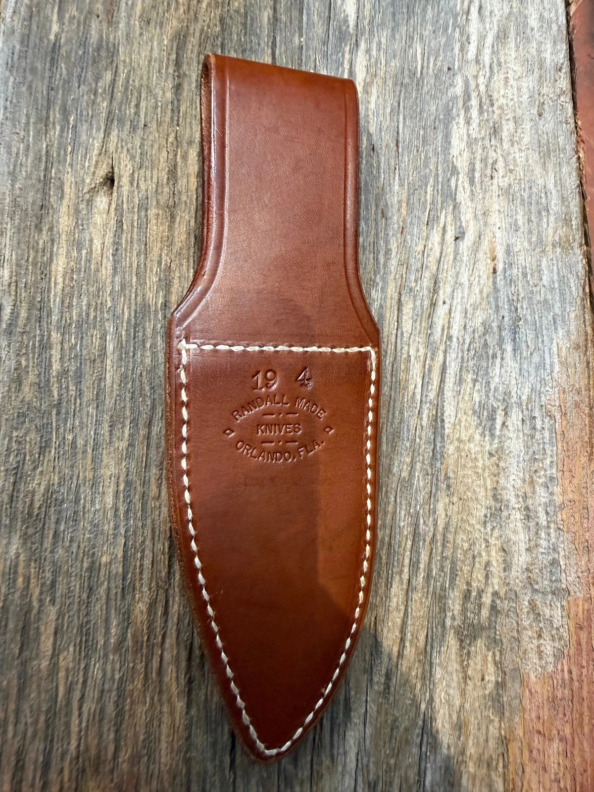 Randall Leather Knife Sheath Model 19-4 with Sharpening stone Randall Snap