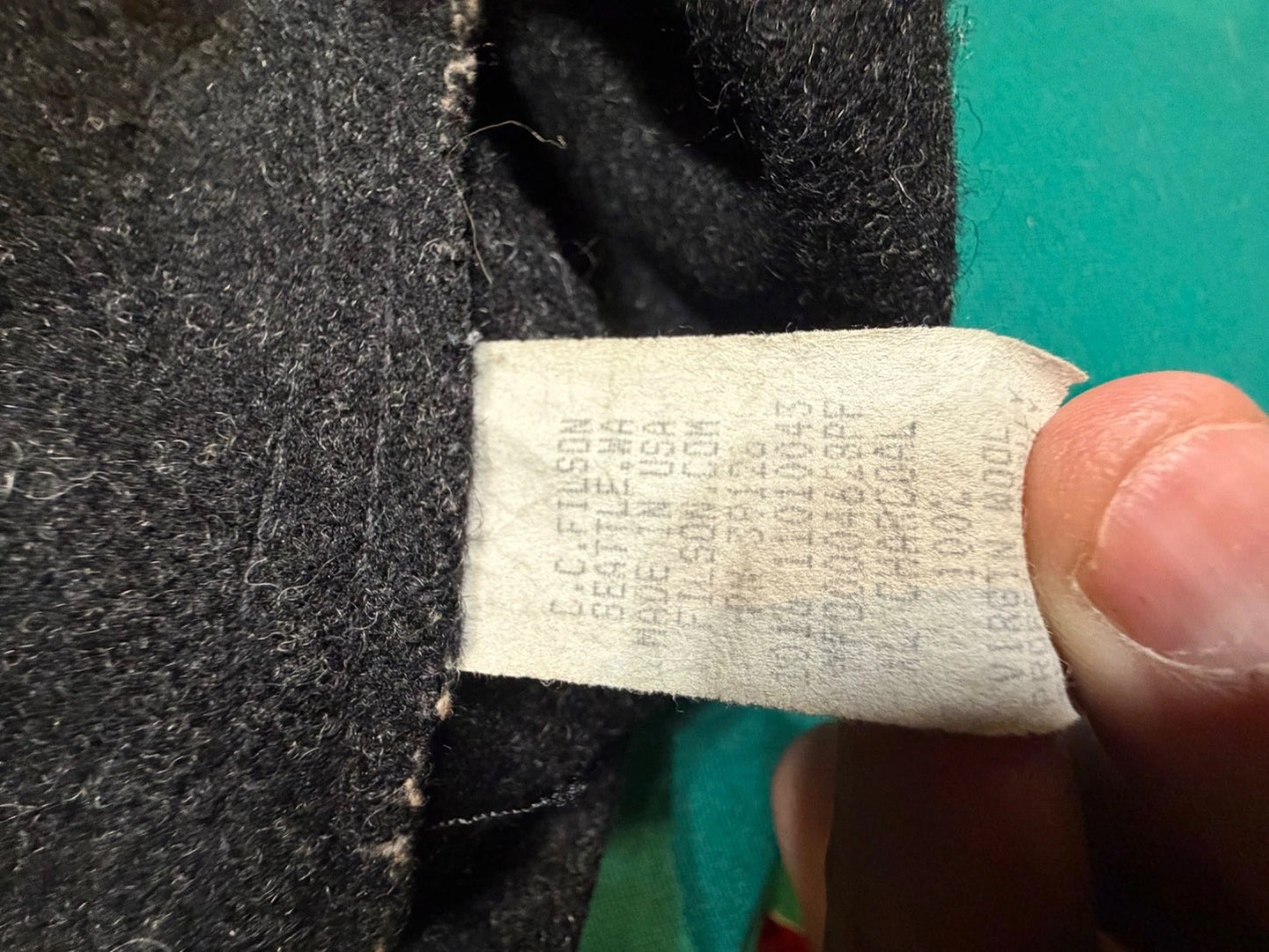 Filson Pendleton Mills Mackinaw Cruiser XL # 11010043 USA Charcoal Pre-owned