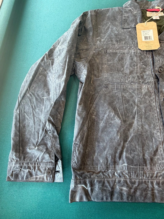 Filson Vintage NWT Short Lined Cruiser Jacket Soy Wax Black Gr # 10412 USA Rare Size XL