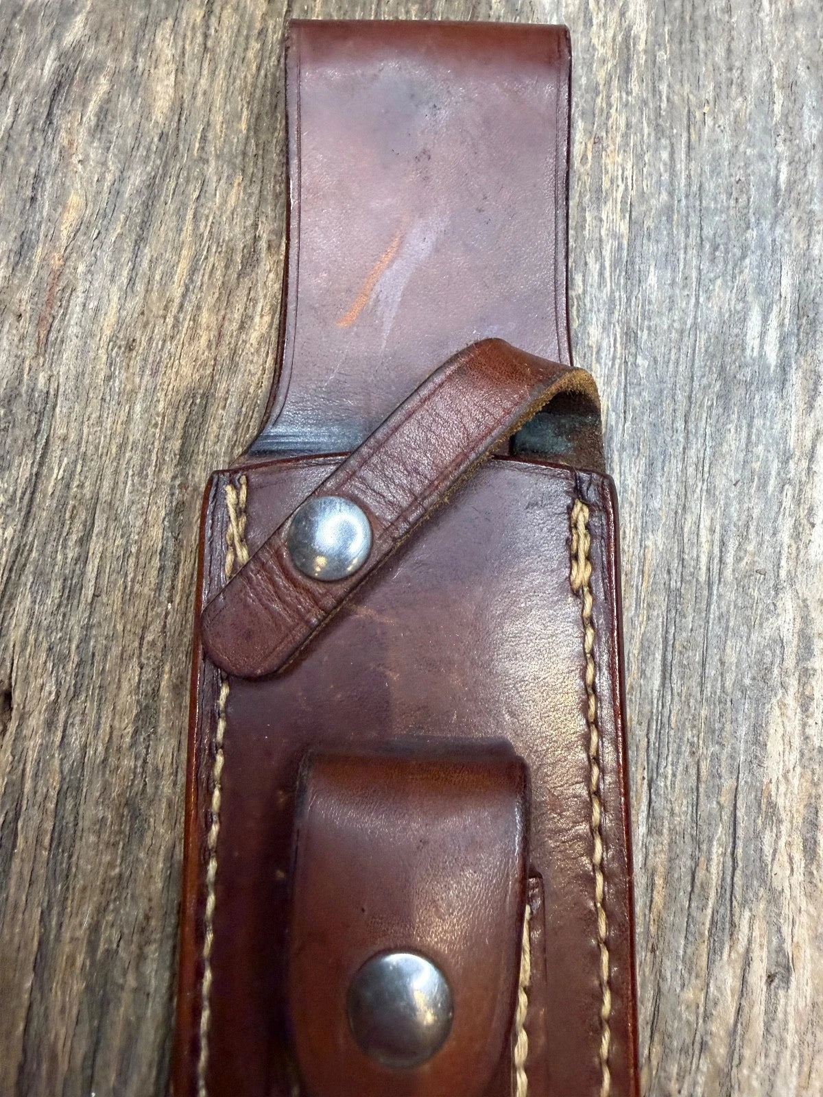 Vintage Randall Leather Knife Sheath Model 12-9  Pre 90’s Johnson era tuff find