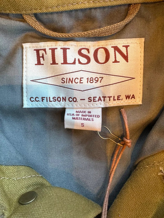 NWT Rare Filson Tin Cloth Short Lined Cruiser | Small| Made in USA | Dark Tan 11010762
