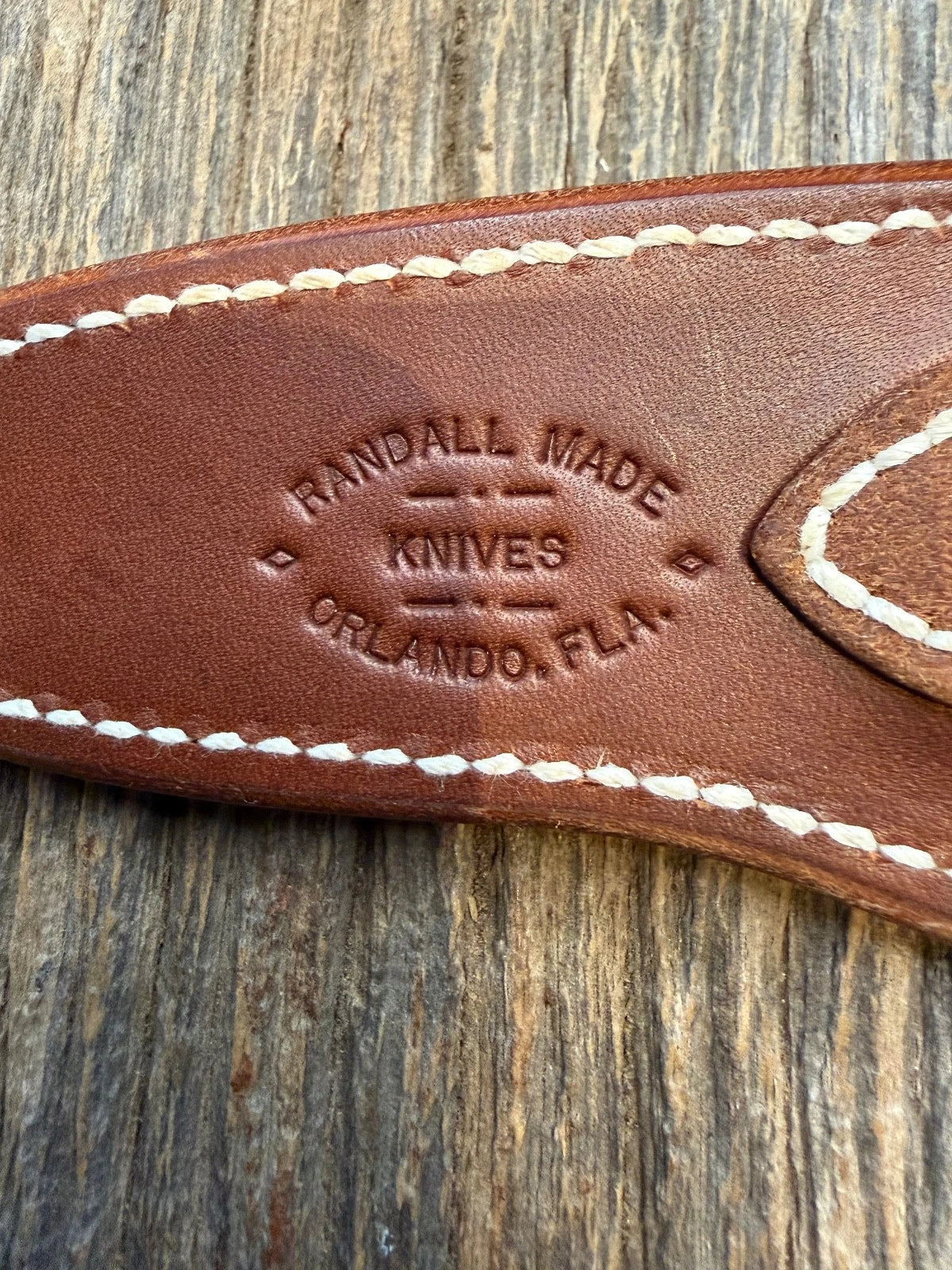 Randall Leather Knife  Sheath Model 26 with Deviated Stitching