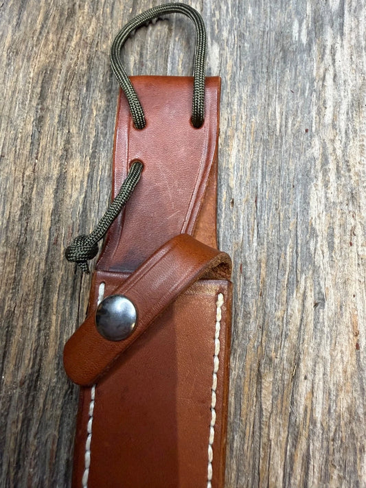 Randall Leather Knife Sheath Model 2-5 Linen stitched early Gutcher tuff find