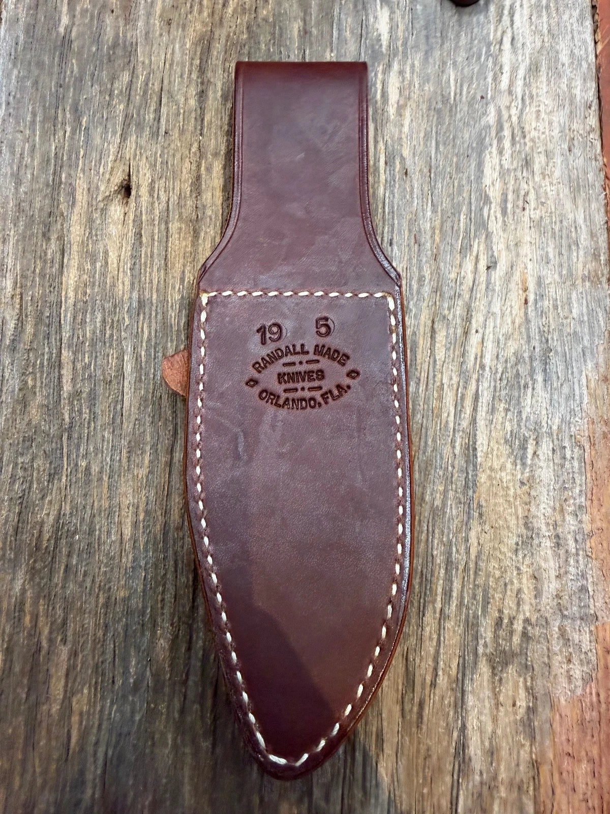 Randall Leather Knife Sheath Model 19-5 with Sharpening stone Randall Snap