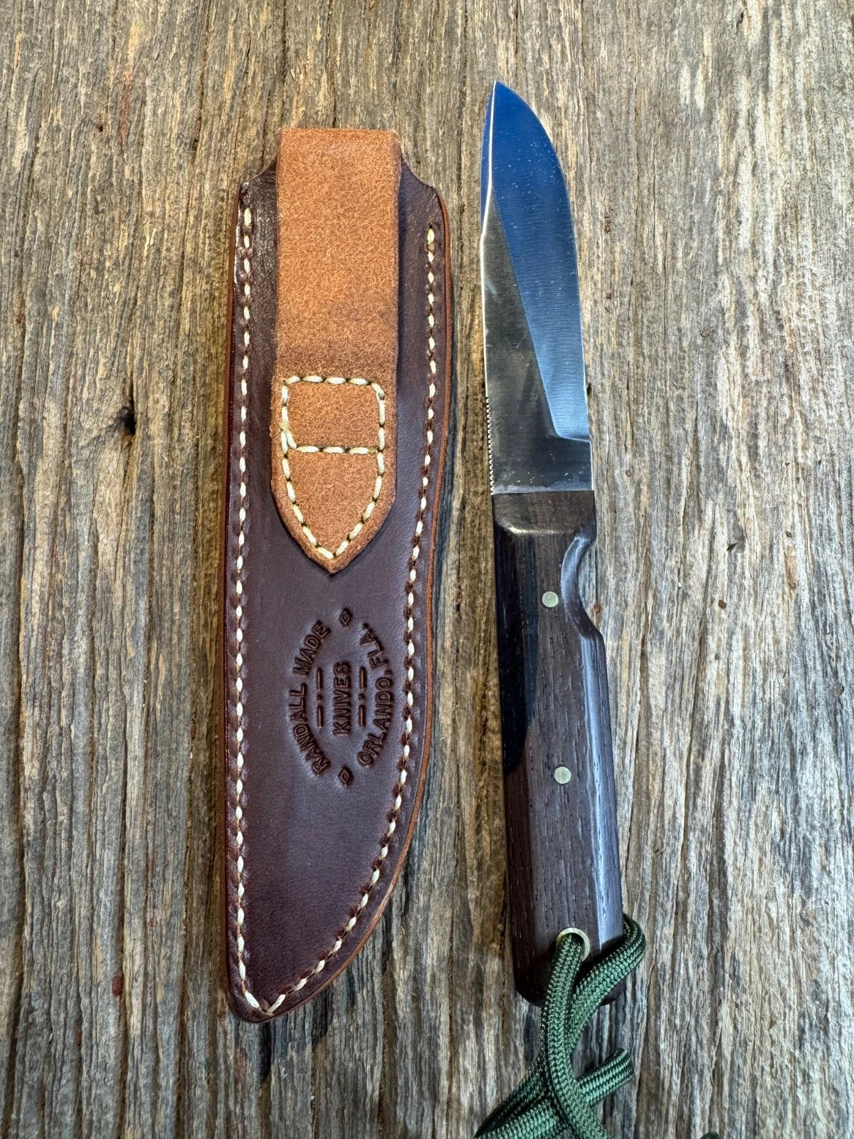 New in Paper Randall Knife Model 10-4 Fisherman Rosewood Handle Stainless Steel