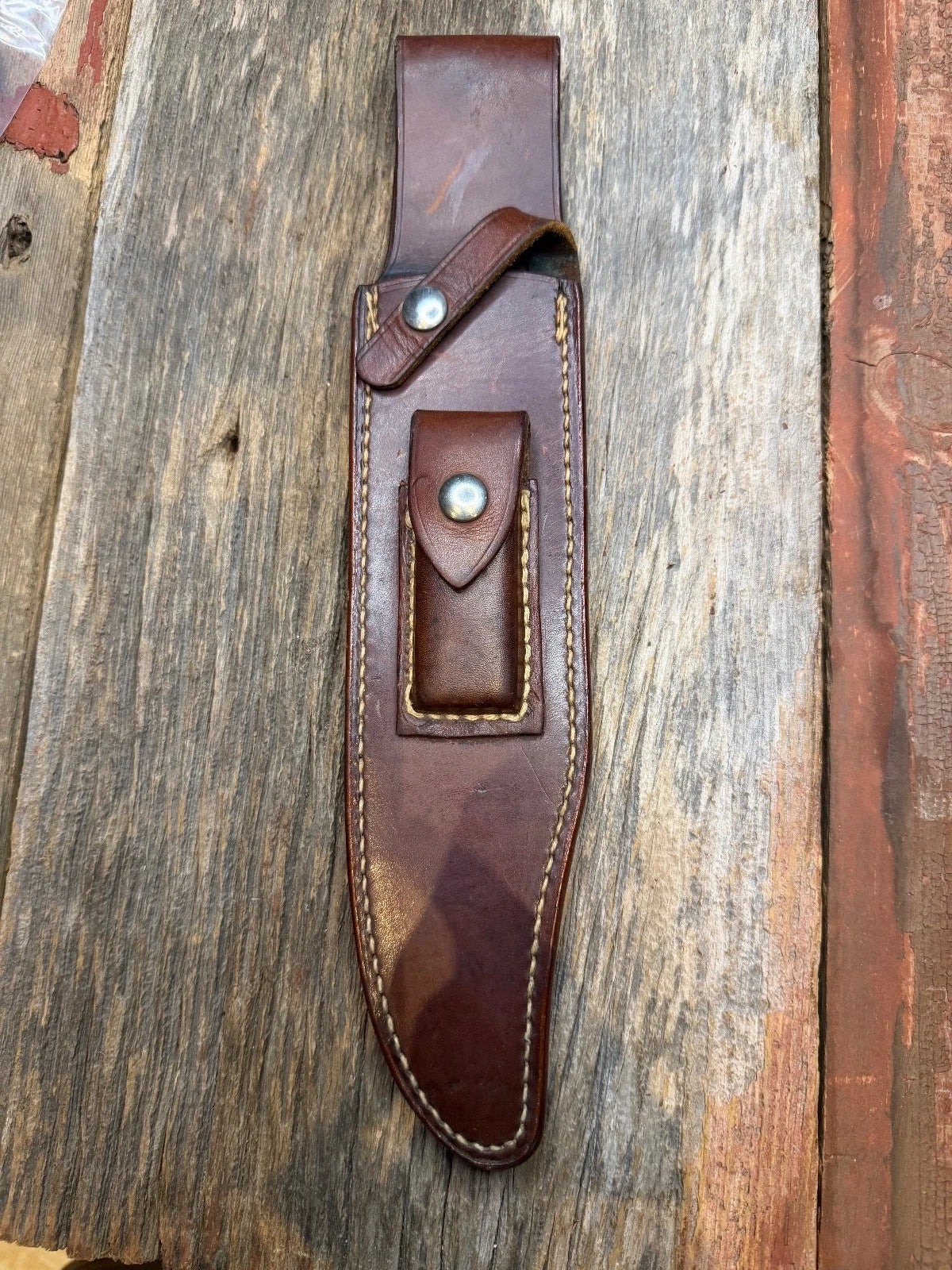 Vintage Randall Leather Knife Sheath Model 12-9  Pre 90’s Johnson era tuff find