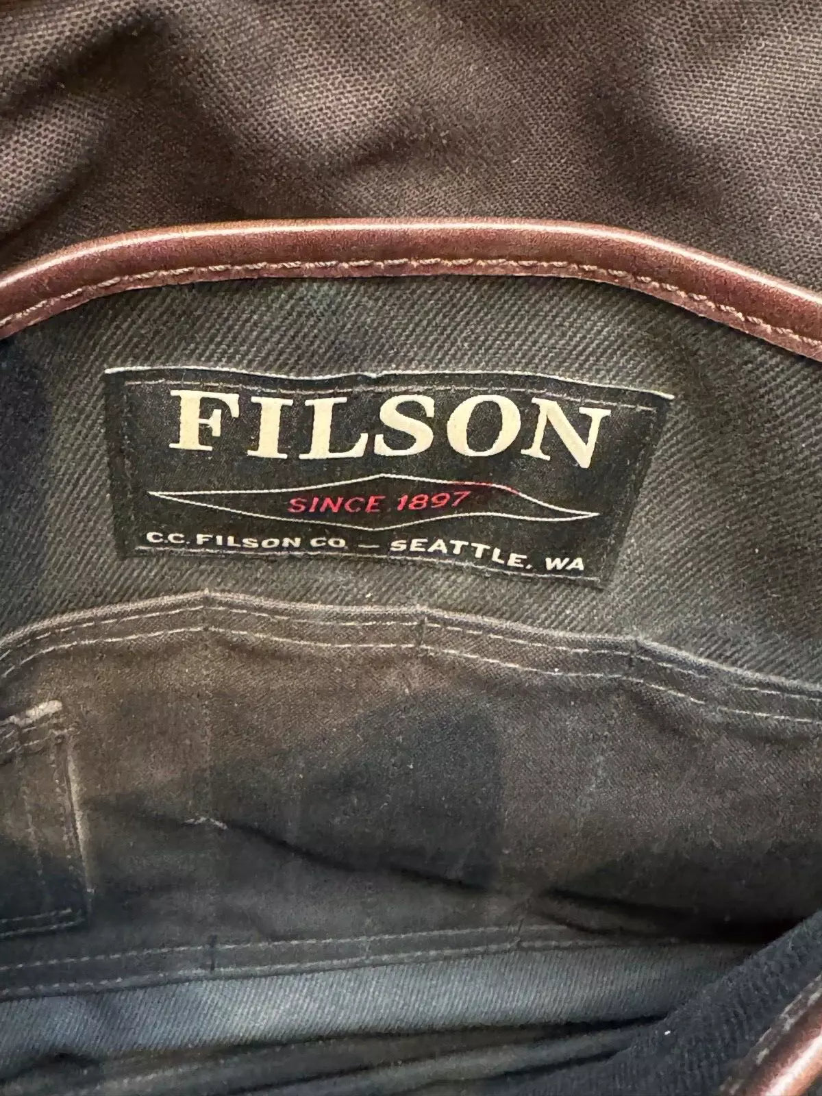 Rare Filson Roughout Leather Original Briefcase | Limited Edition | Made in USA