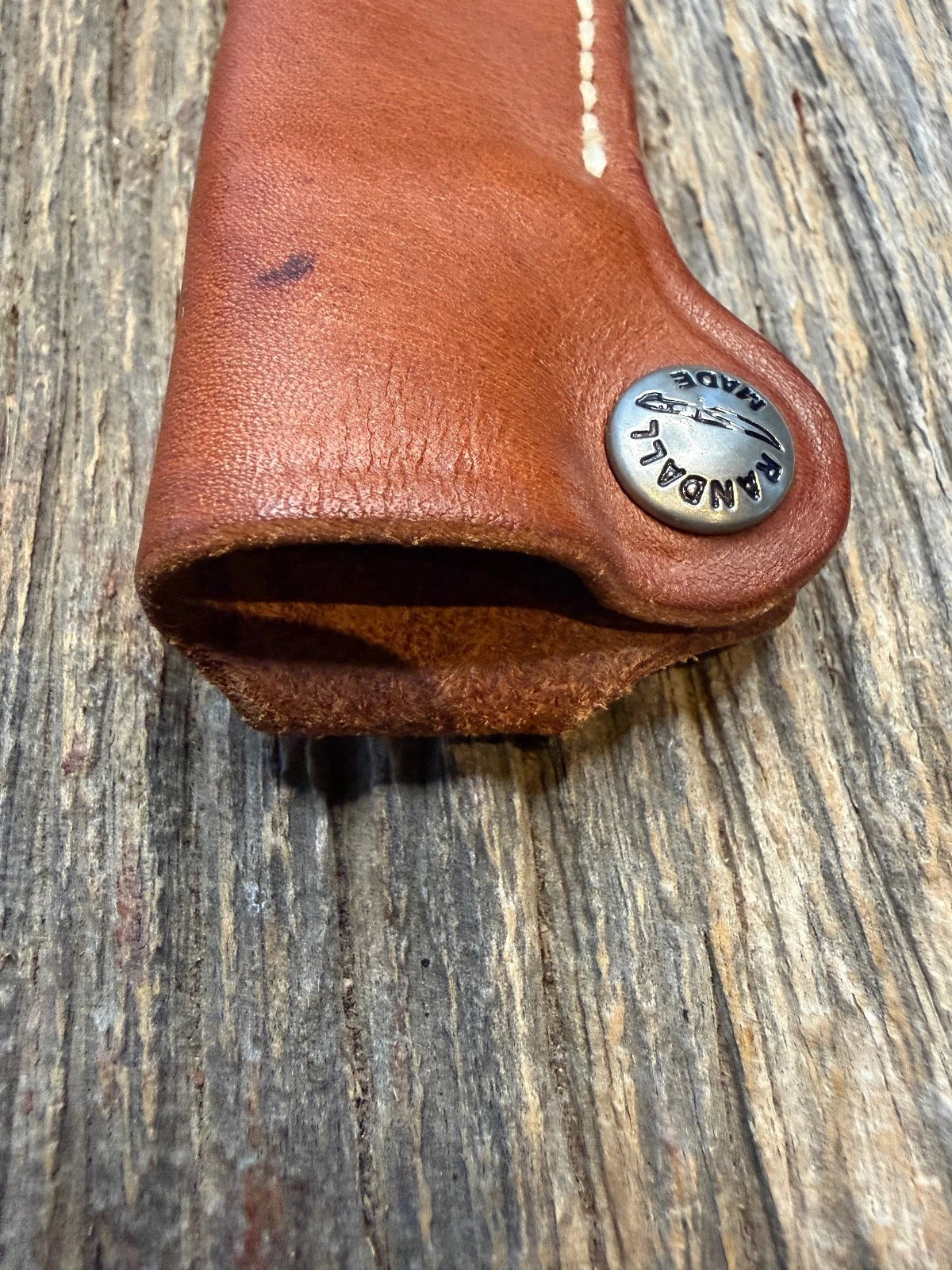 Randall Leather Knife Sheath Model 25 Mini throat style Randall Snap