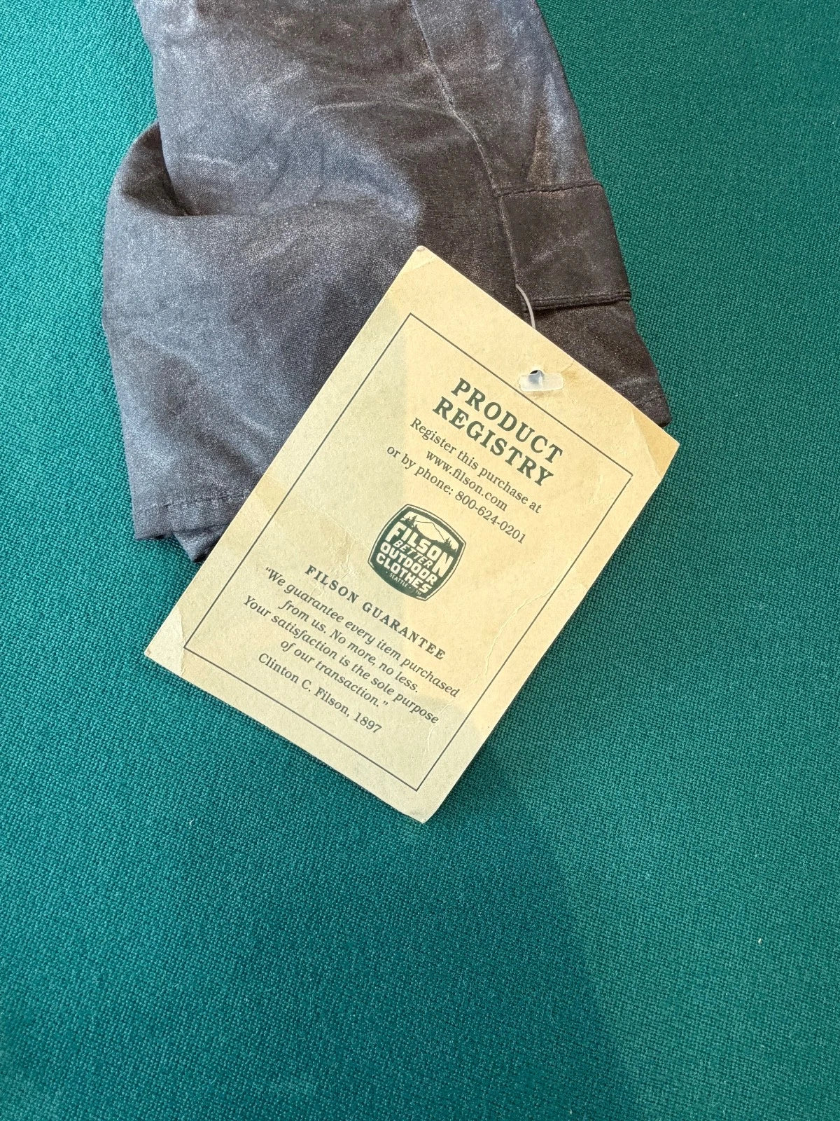 Filson Cover Cloth Explorer Soy Wax Jacket M Rare NWT # 20145 USA Made Vintage