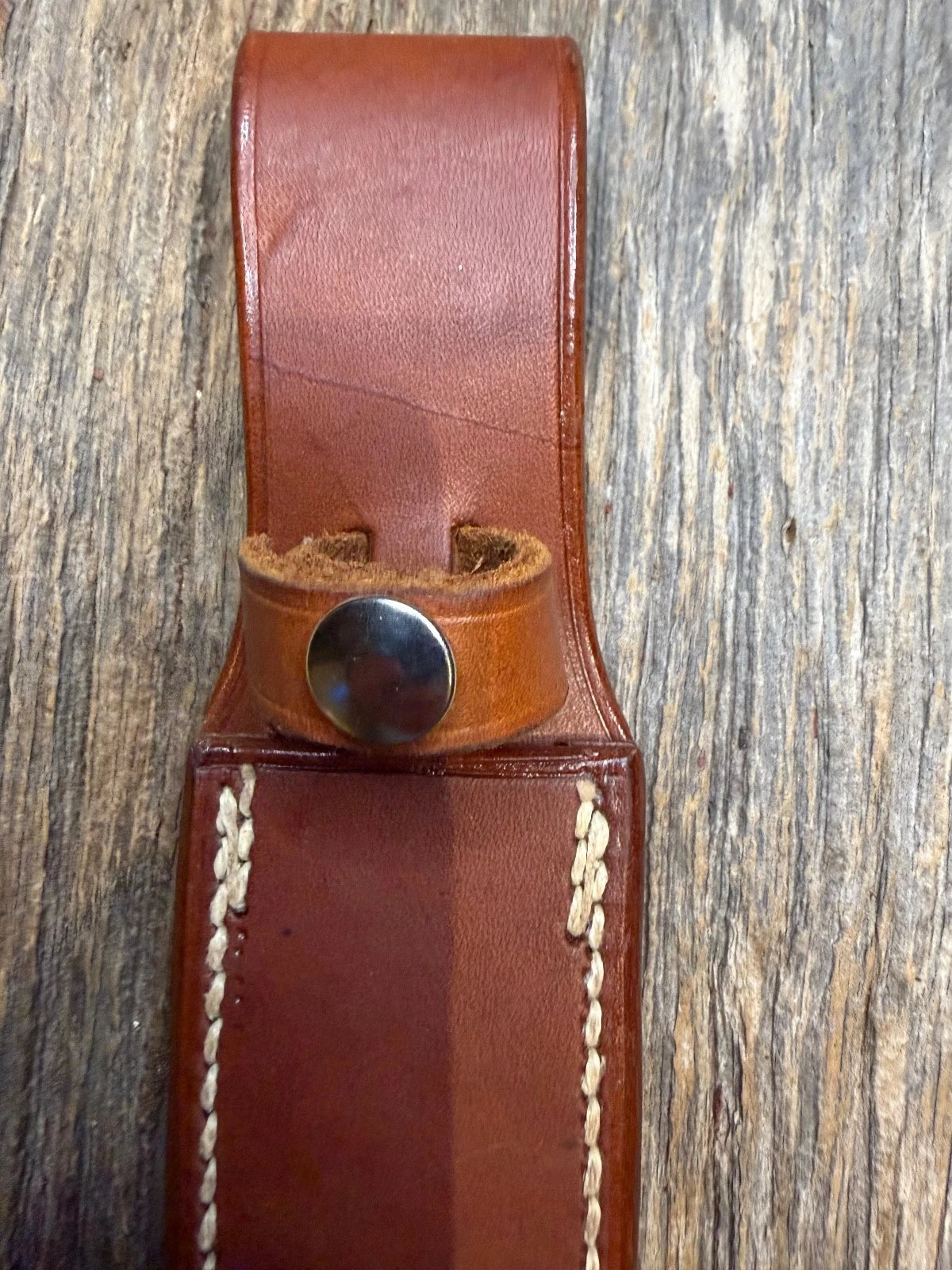 Vintage Randall Leather Knife Sheath Model 5-5 Pre 90’s Johnson era tuff find