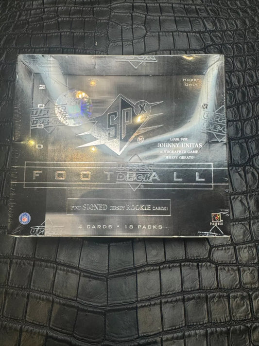 Minty Fresh 2000 Upper Deck SPX Football Hobby Box Brady RC