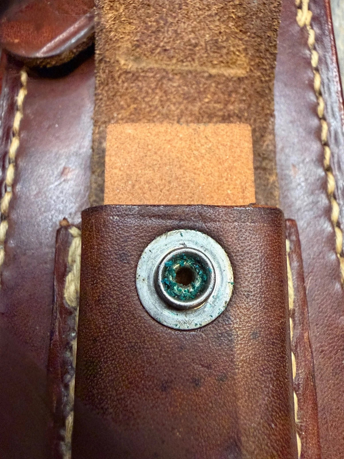 Vintage Randall Leather Knife Sheath Model 12-9  Pre 90’s Johnson era tuff find