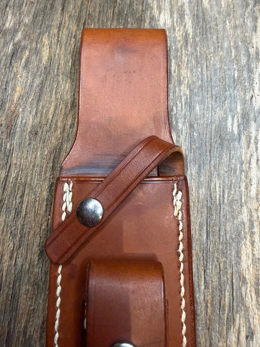 Vintage Randall Leather Knife Sheath Model 12-9  Pre 90’s Johnson era tuff find