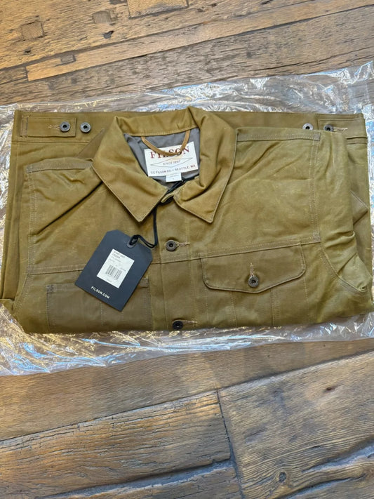 NWT Filson Short Lined Cruiser Large Imported Dark Tan 20232928