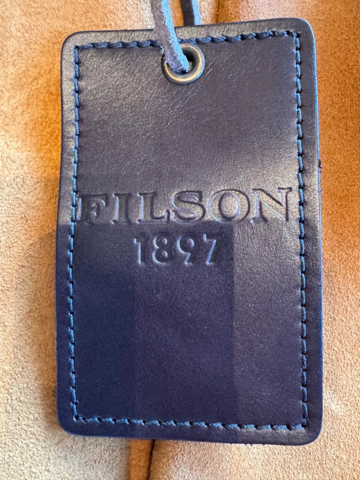 FILSON RUGGED SUEDE TOTE SADDLEBROWN ONE SIZE NWT RARE USA MADE LONG GONE!! -11070434