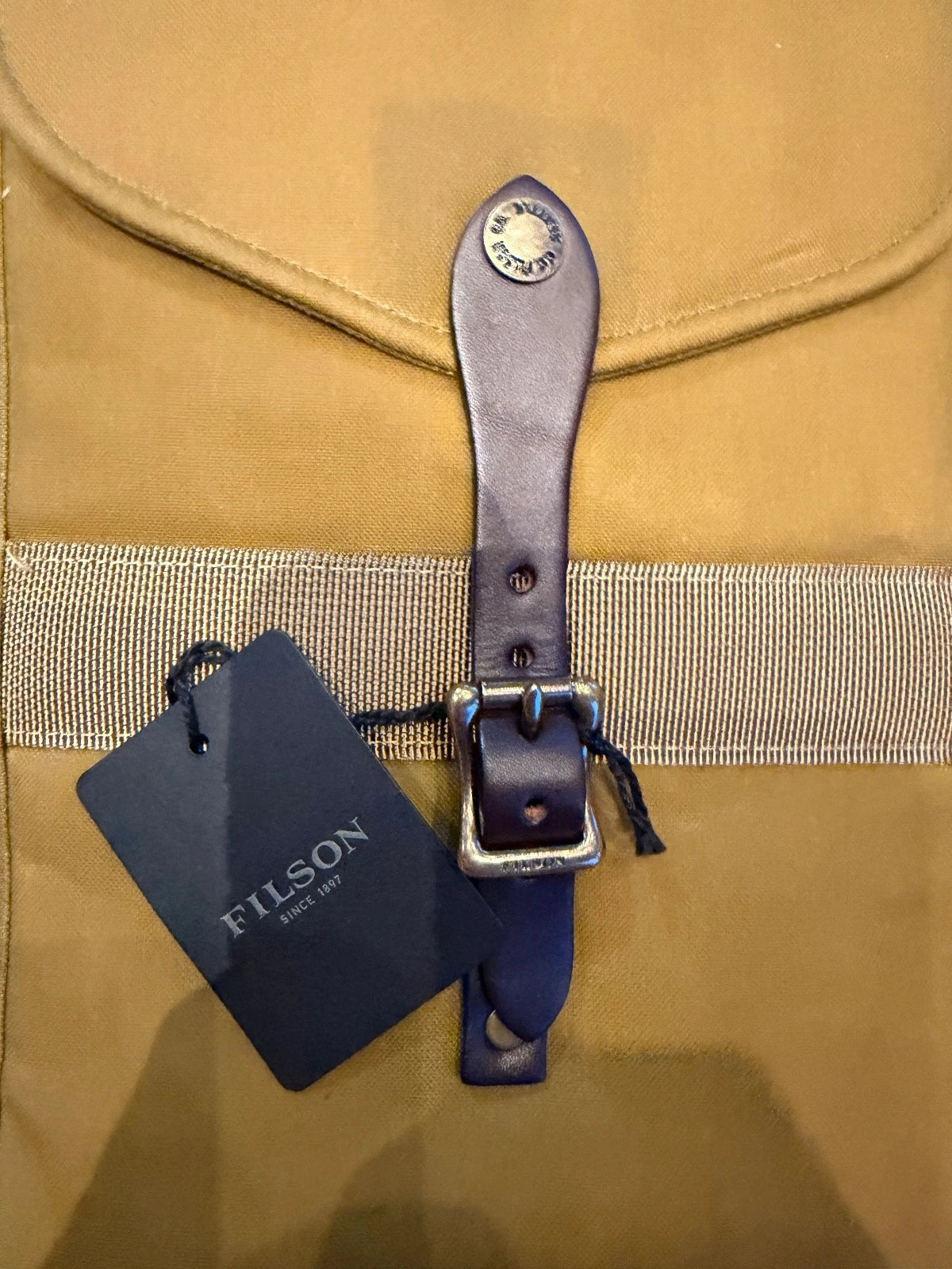 Filson New Tin Cloth Gun Sleeve Case Dark Tan 52 Oil Waxed #11070183 Made USA
