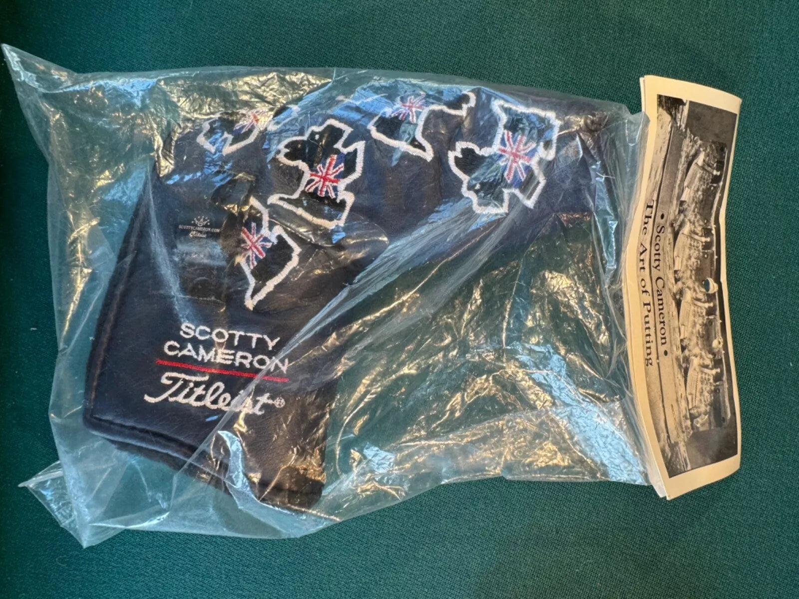 New in Bag Rare Scotty Cameron 2004 British Open Scotty Dog Head cover