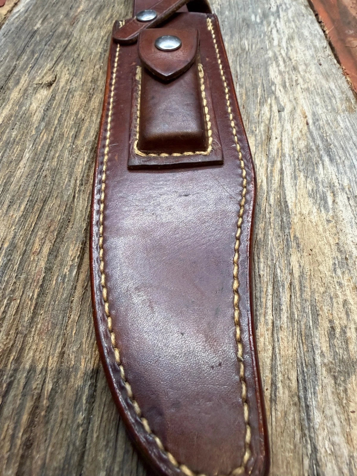 Vintage Randall Leather Knife Sheath Model 12-9  Pre 90’s Johnson era tuff find