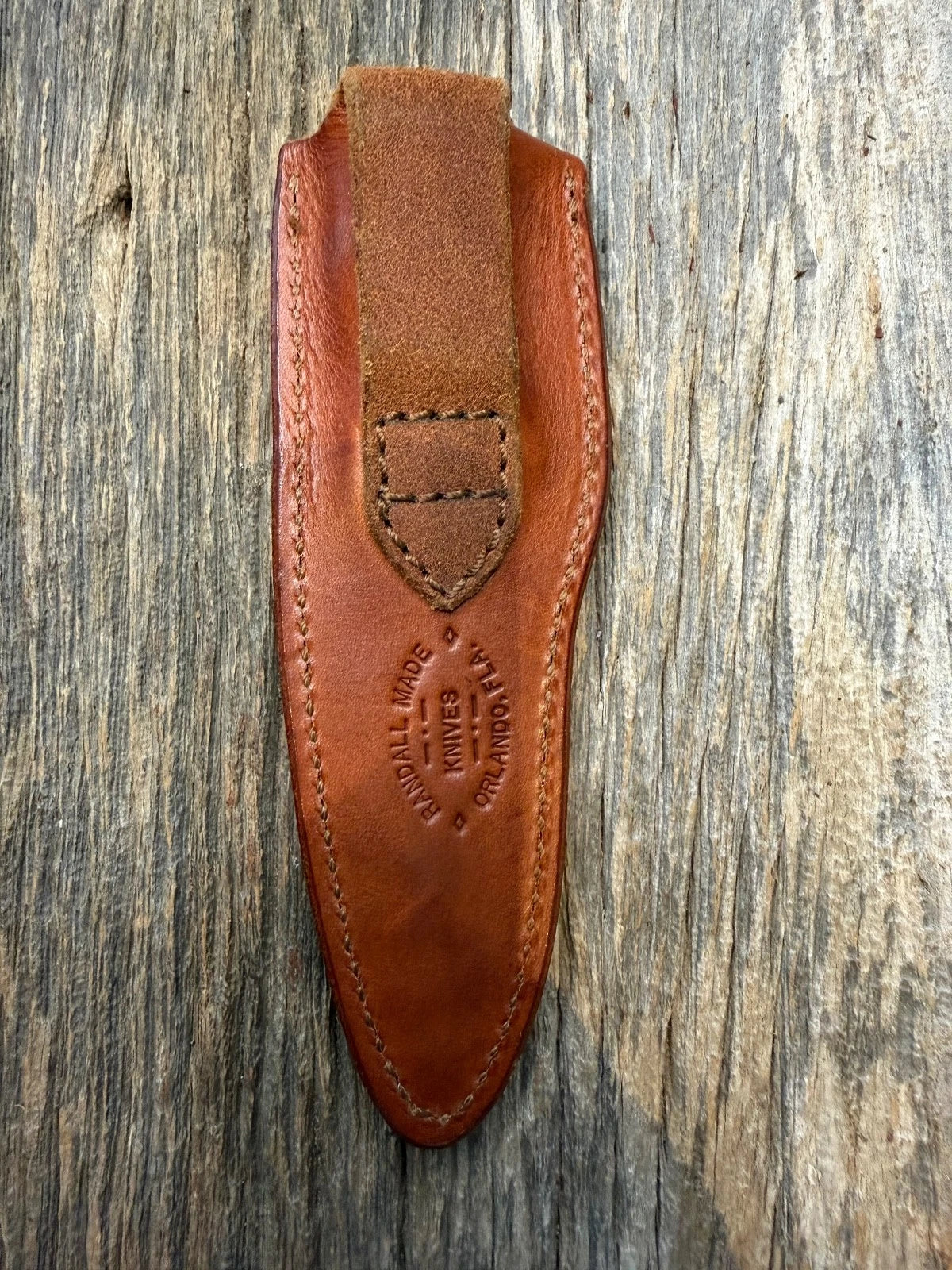 Randall Leather Knife  Sheath Model 26 with Randall snap.