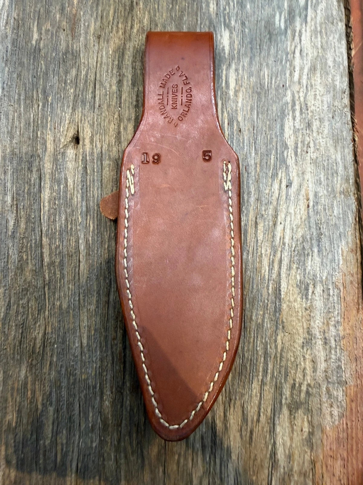 Randall Leather Knife Sheath Model 19-5 Pre 90’s Johnson era tuff find