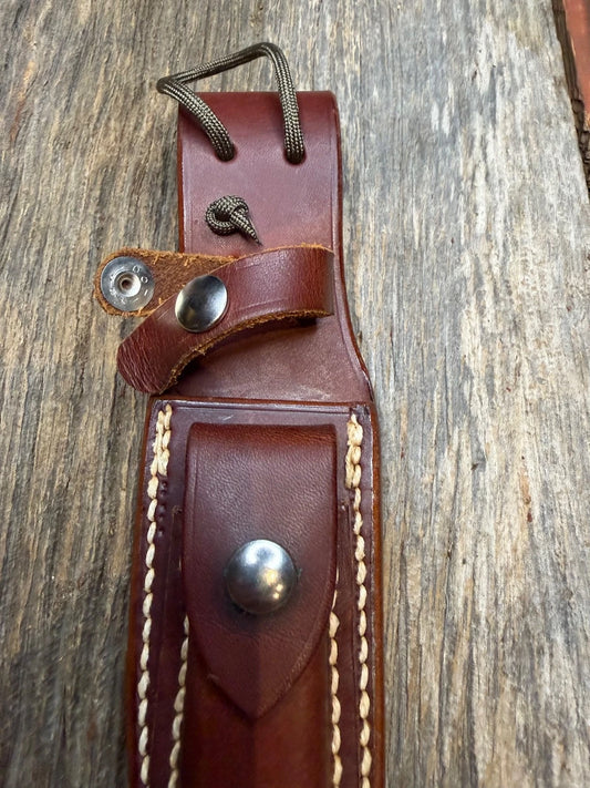 Vintage Randall Leather Knife Sheath Model 11-5 Pre 90’s Johnson era tuff find