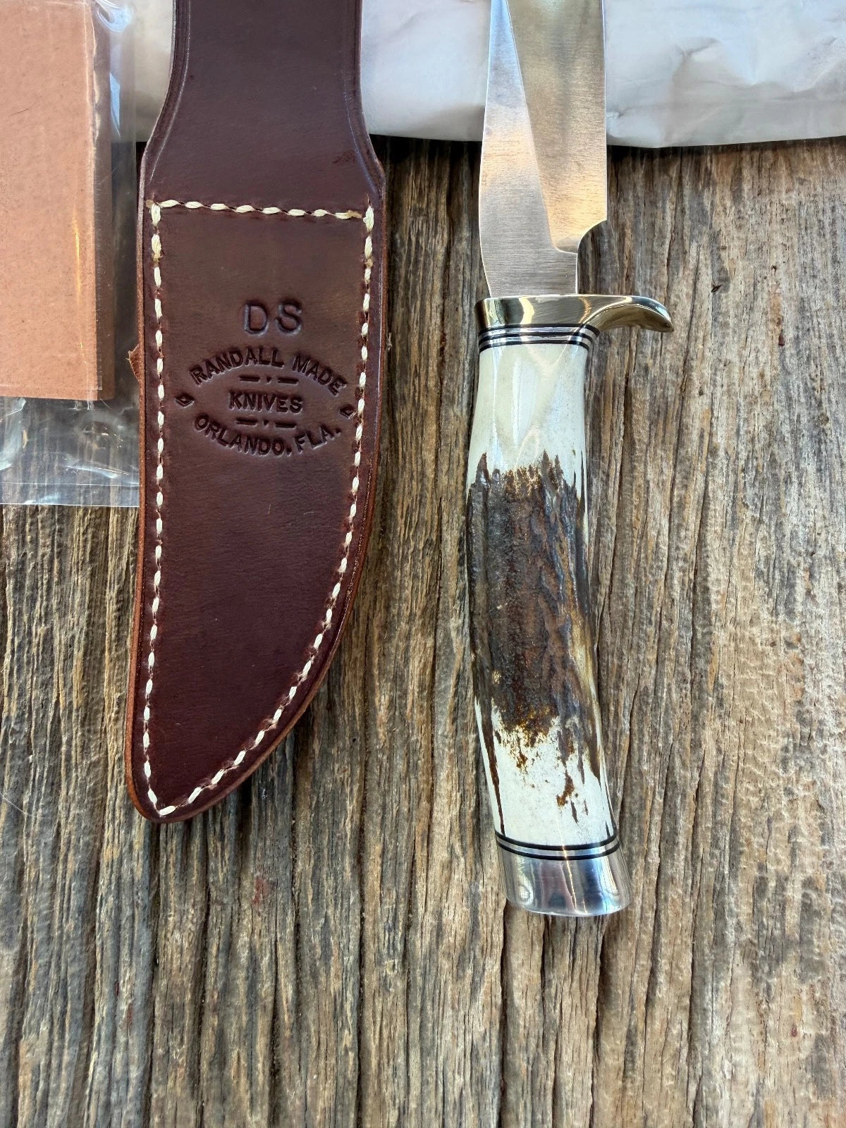 New in Paper Randall Made Knife Model Denmark Special Stainless Nickel Hilt