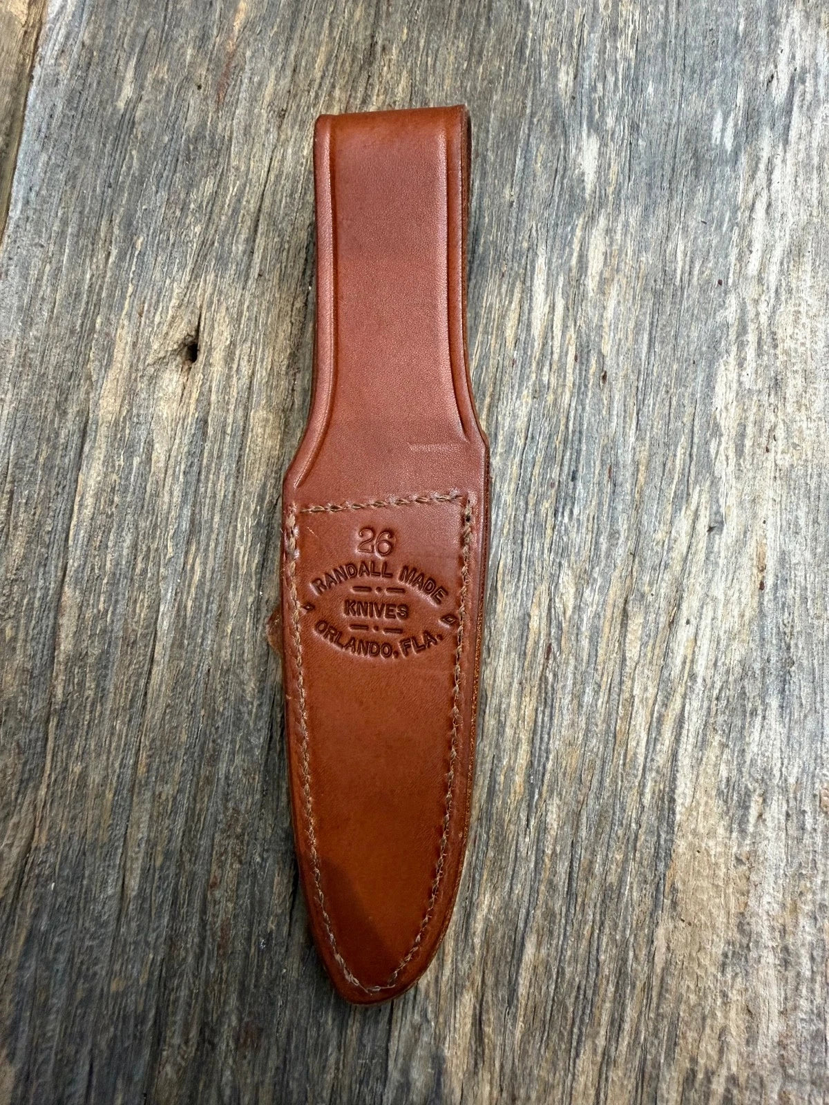 Randall Leather Knife Sheath Model 26  with Randall Snap tuff find