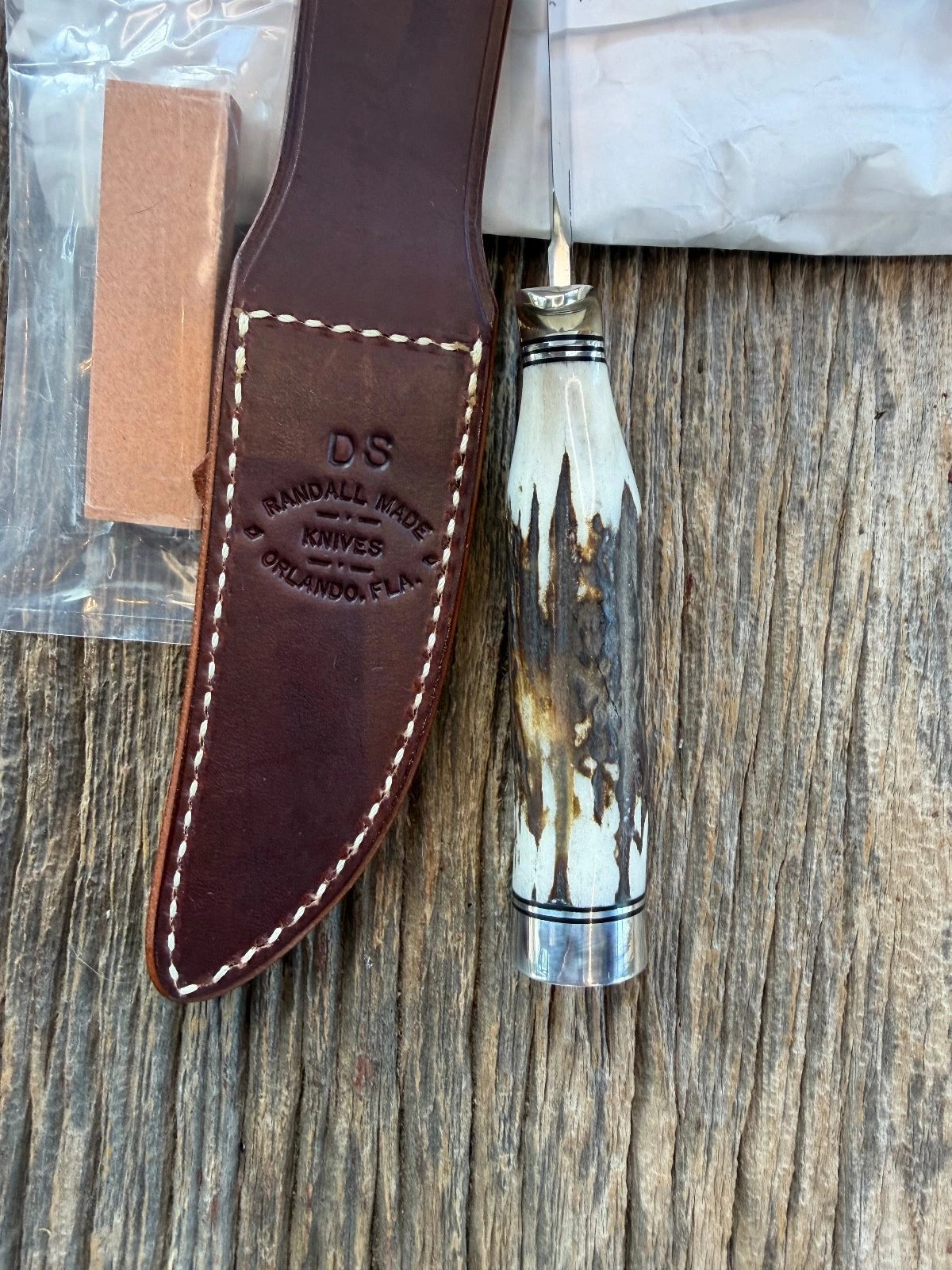 New in Paper Randall Made Knife Model Denmark Special Stainless Nickel Hilt