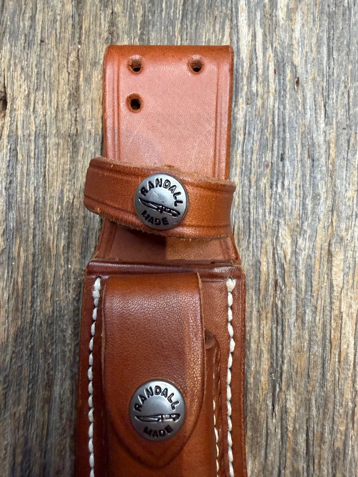 Randall Leather Knife Sheath Model 20 with Sharpening stone Randall Snap