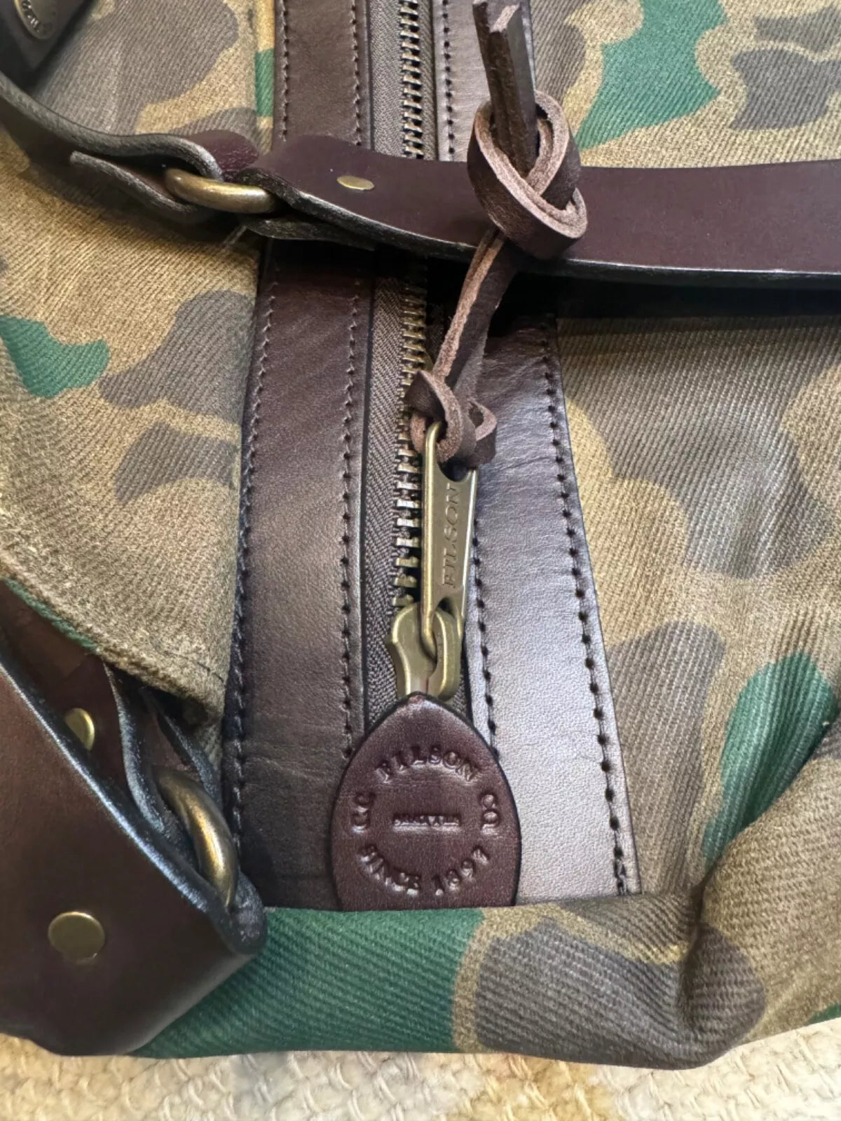Rare Filson Dark Wax Shrub Duffle Duffel Bag NWT Made in USA -20226934