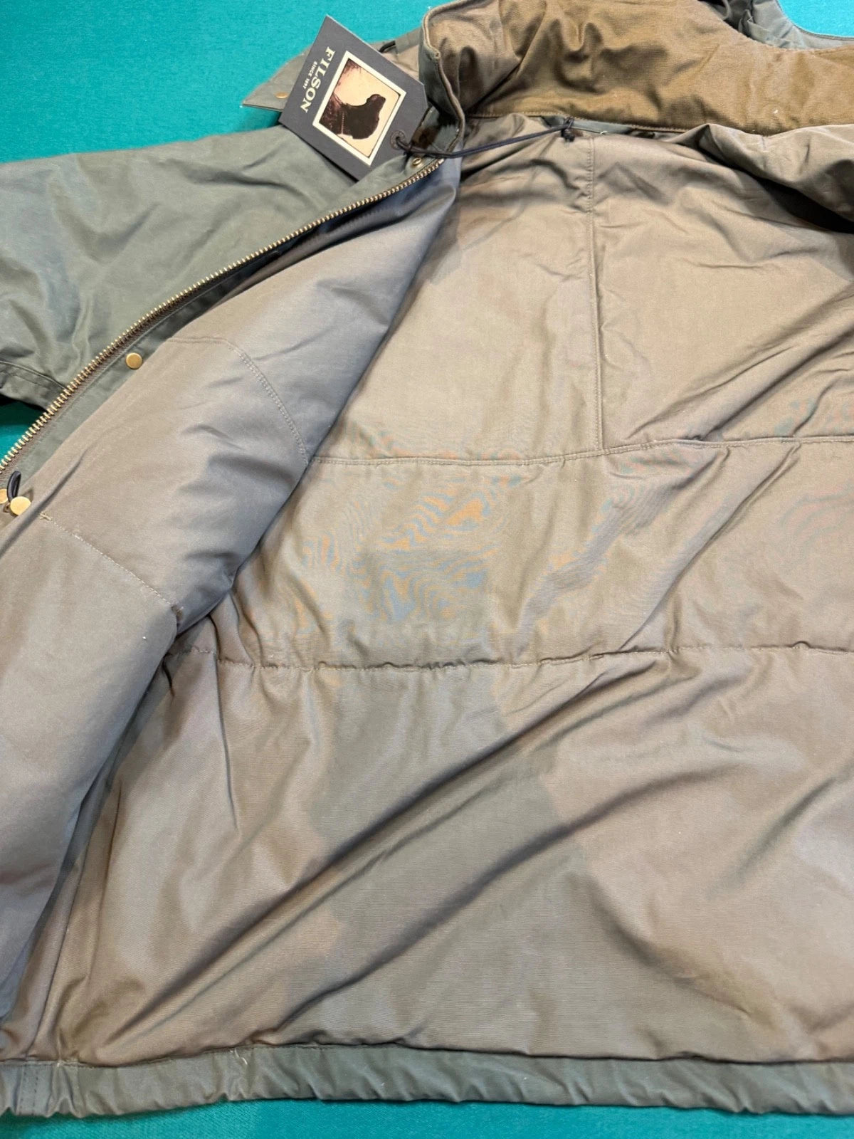 Filson Ranger Insulated Field Jacket Large NWT #20263396 Deep Forest Green Cover