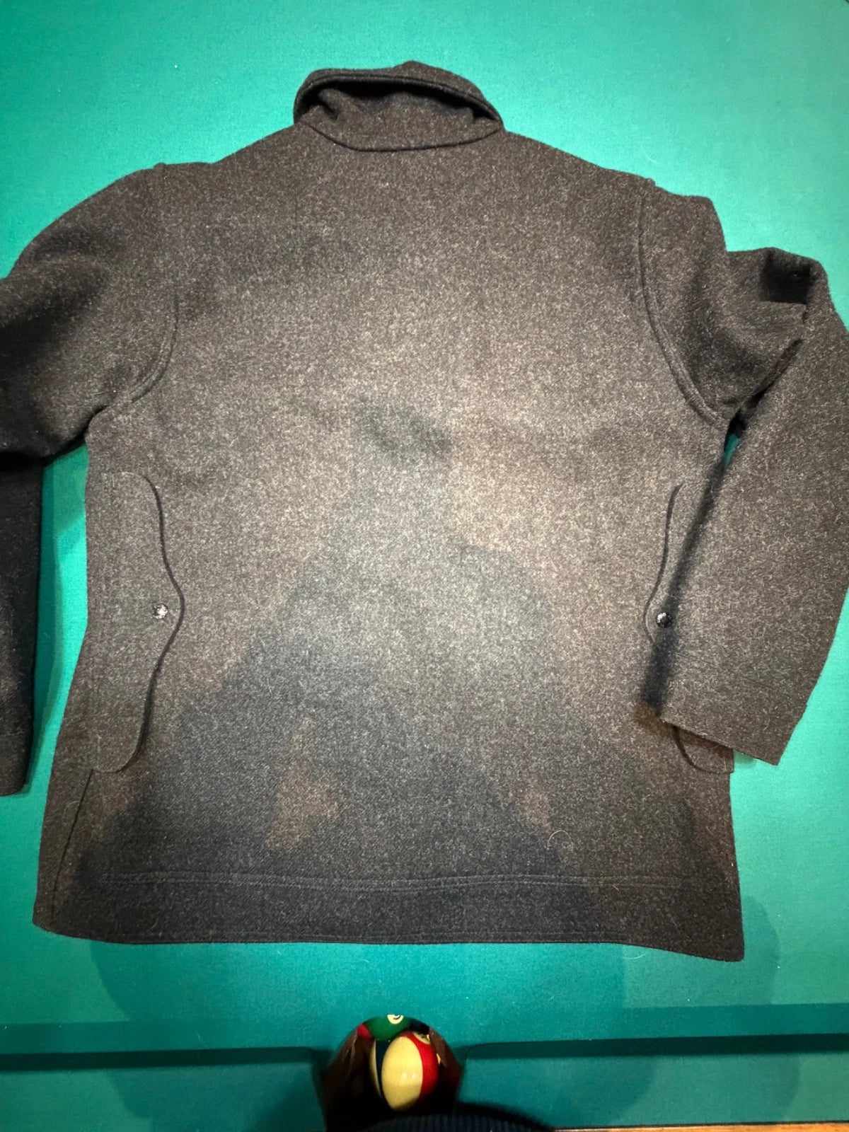 Filson Pendleton Mills Mackinaw Cruiser XL # 11010043 USA Charcoal Pre-owned