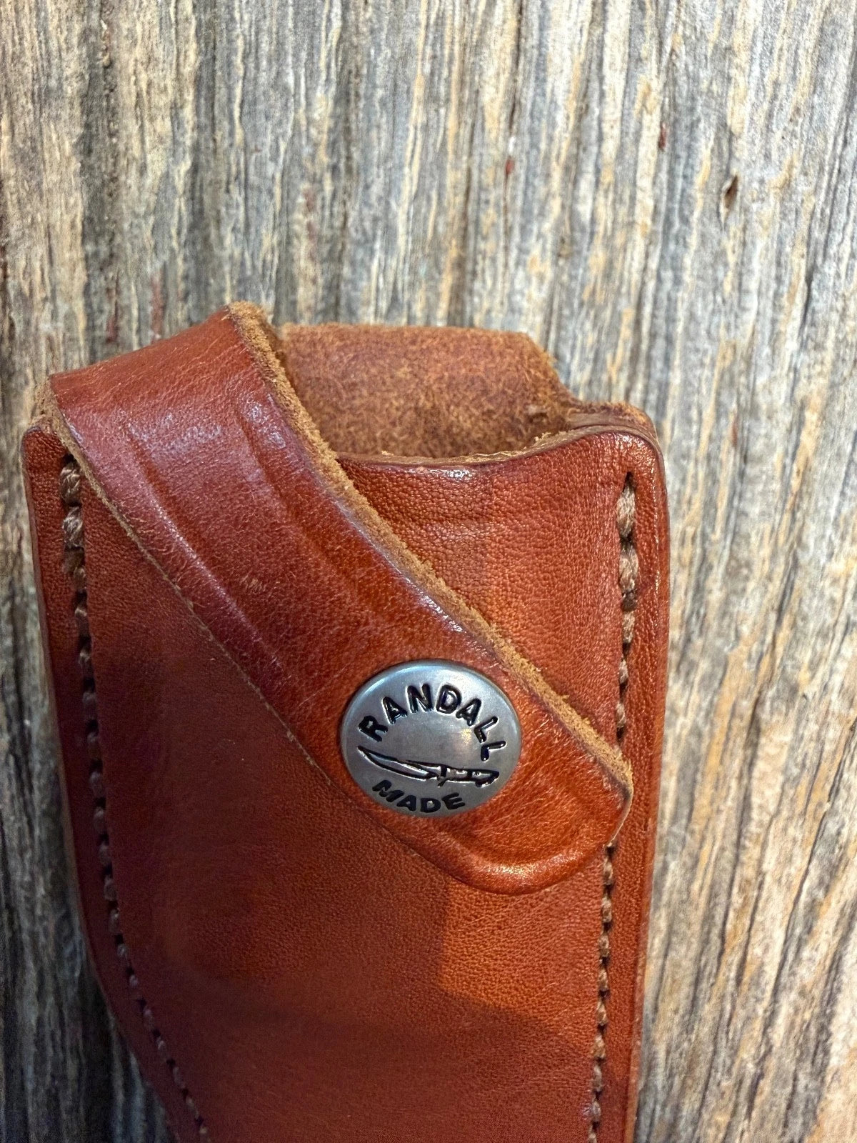 Randall Leather Knife  Sheath Model 26 with Randall snap.
