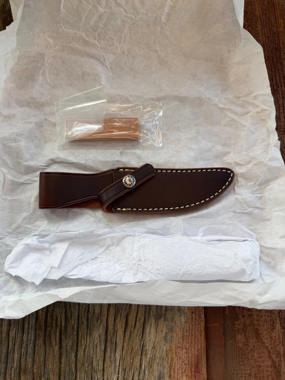 New in Paper Randall Made Knife Model Denmark Special Stainless Nickel Hilt