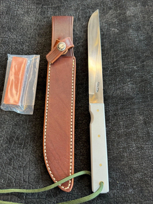 New in Paper Randall Knife Model 10-7 Fisherman Stainless Blade Aluminum Handle