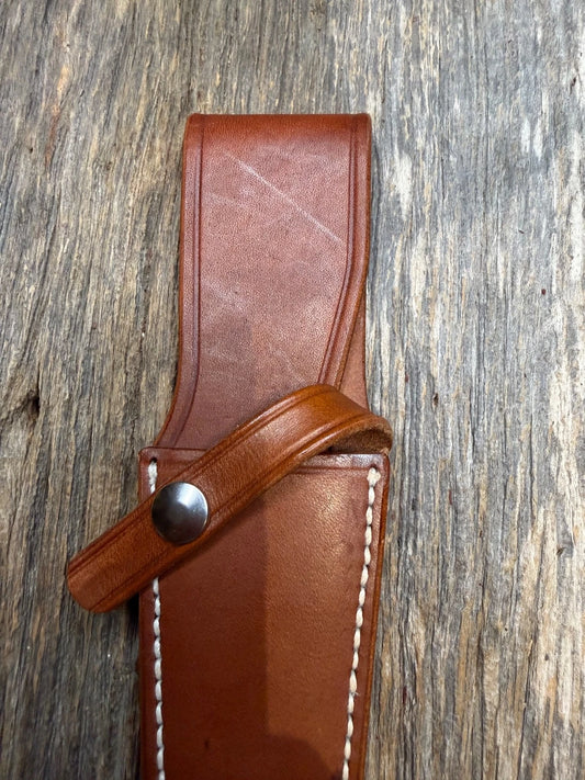 Randall Leather Knife Sheath Model 13-6  Linen stitched early Gutcher tuff find