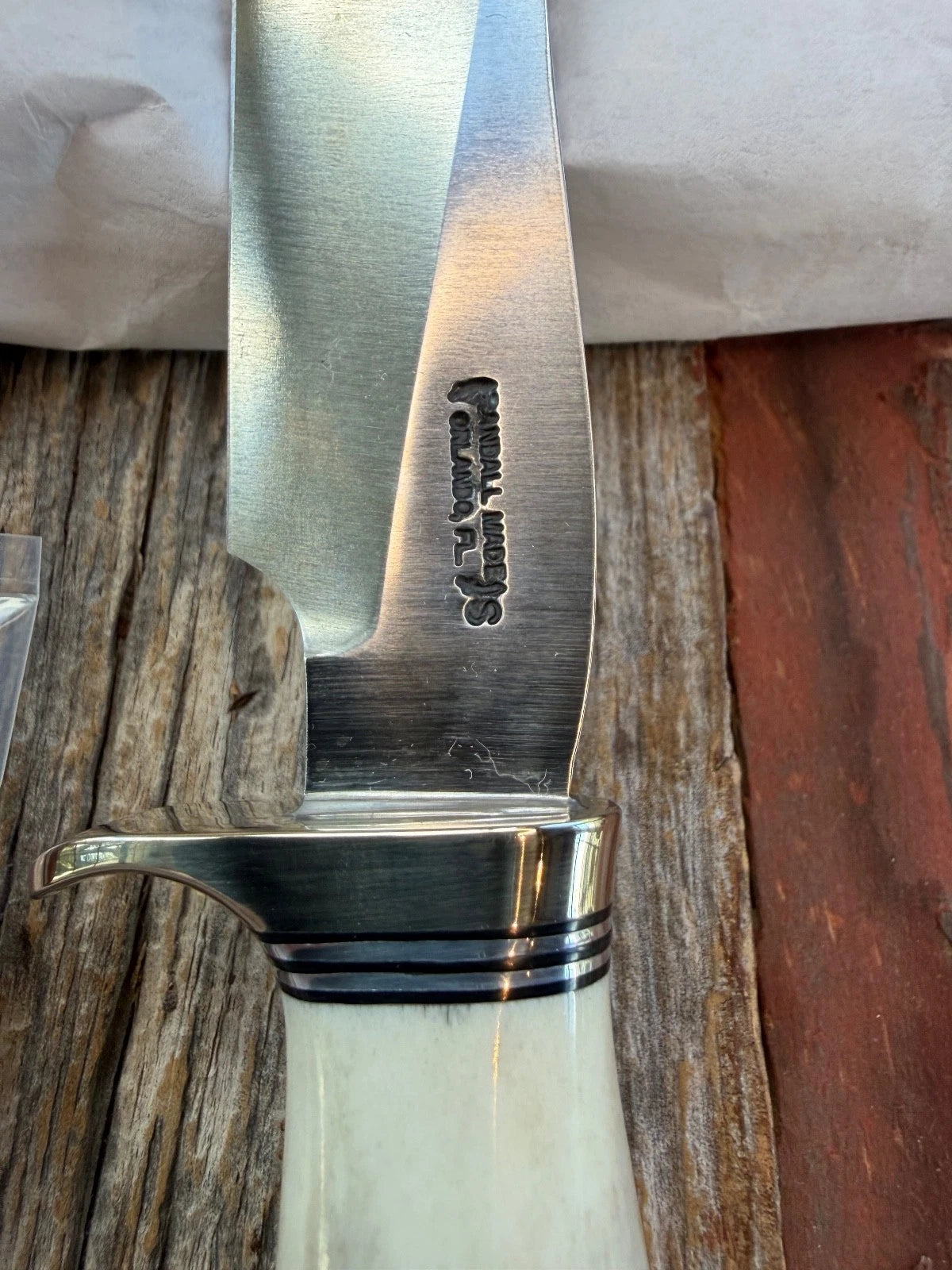 New in Paper Randall Made Knife Model Denmark Special Stainless Nickel Hilt