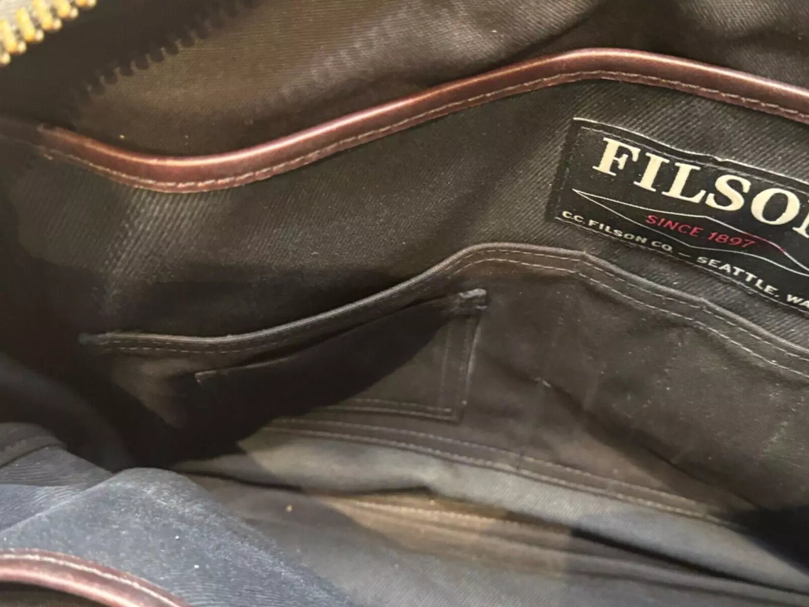 Rare Filson Roughout Leather Original Briefcase | Limited Edition | Made in USA