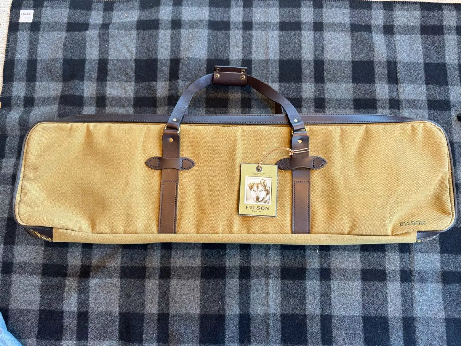 NWT Very Rare Filson Fly Fishing Rod Case Rugged Twill #20002630 Made in USA 1st