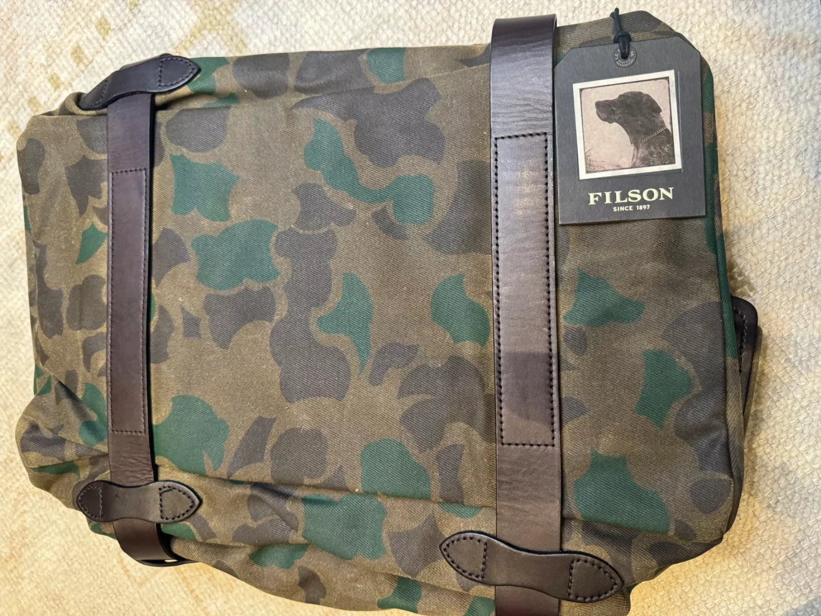 Rare Filson Dark Wax Shrub Duffle Duffel Bag NWT Made in USA -20226934