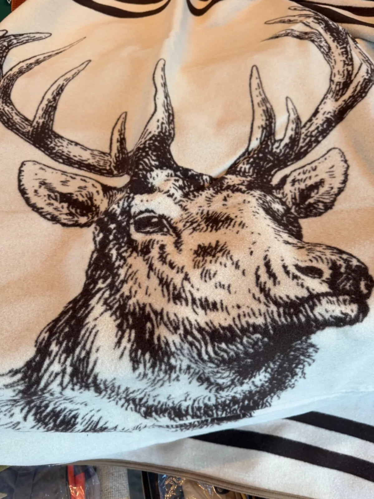 New NWT USA MADE Filson Pendleton 2nd Wool Blanket Stag 80 by 64, 20130378