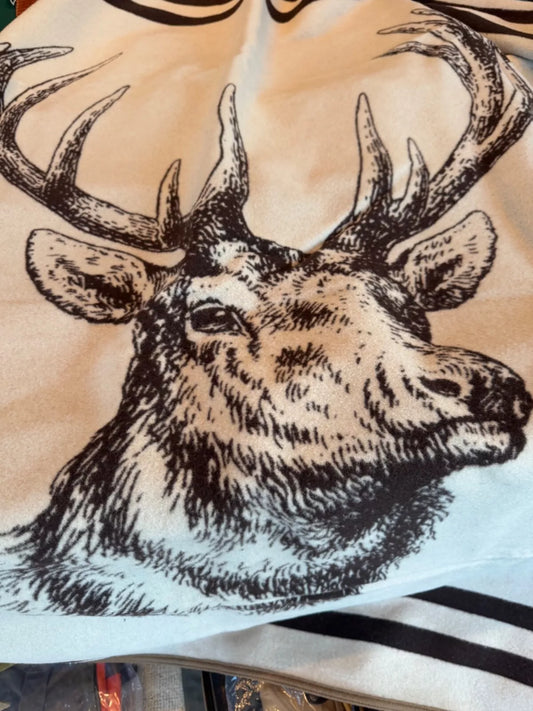 New NWT USA MADE Filson Pendleton 2nd Wool Blanket Stag 80 by 64, 20130378