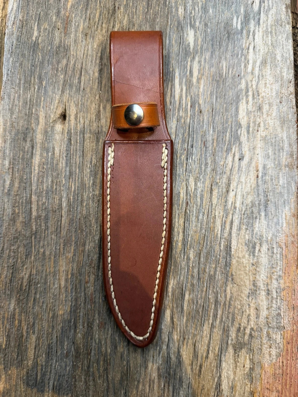 Vintage Randall Leather Knife Sheath Model 5-5 Pre 90’s Johnson era tuff find