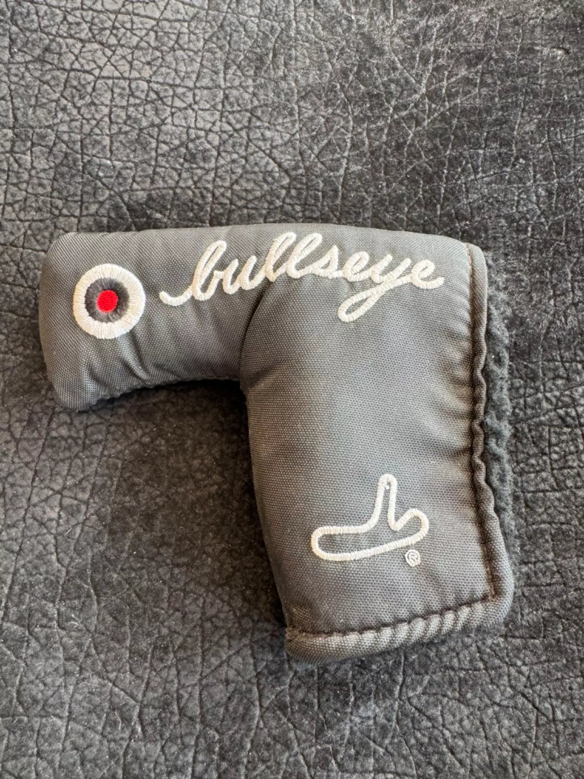 Rare Scotty Cameron/Titleist Bullseye Putter Headcover Golf Black Rare