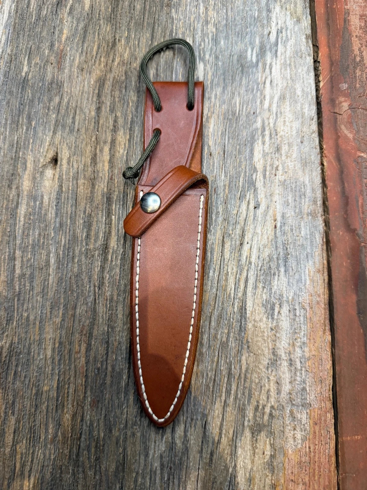 Randall Leather Knife Sheath Model 2-5 Linen stitched early Gutcher tuff find