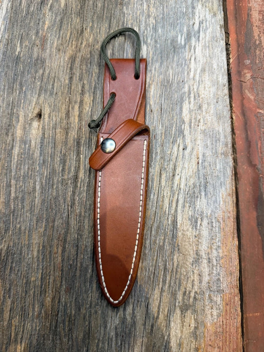 Randall Leather Knife Sheath Model 2-5 Linen stitched early Gutcher tuff find