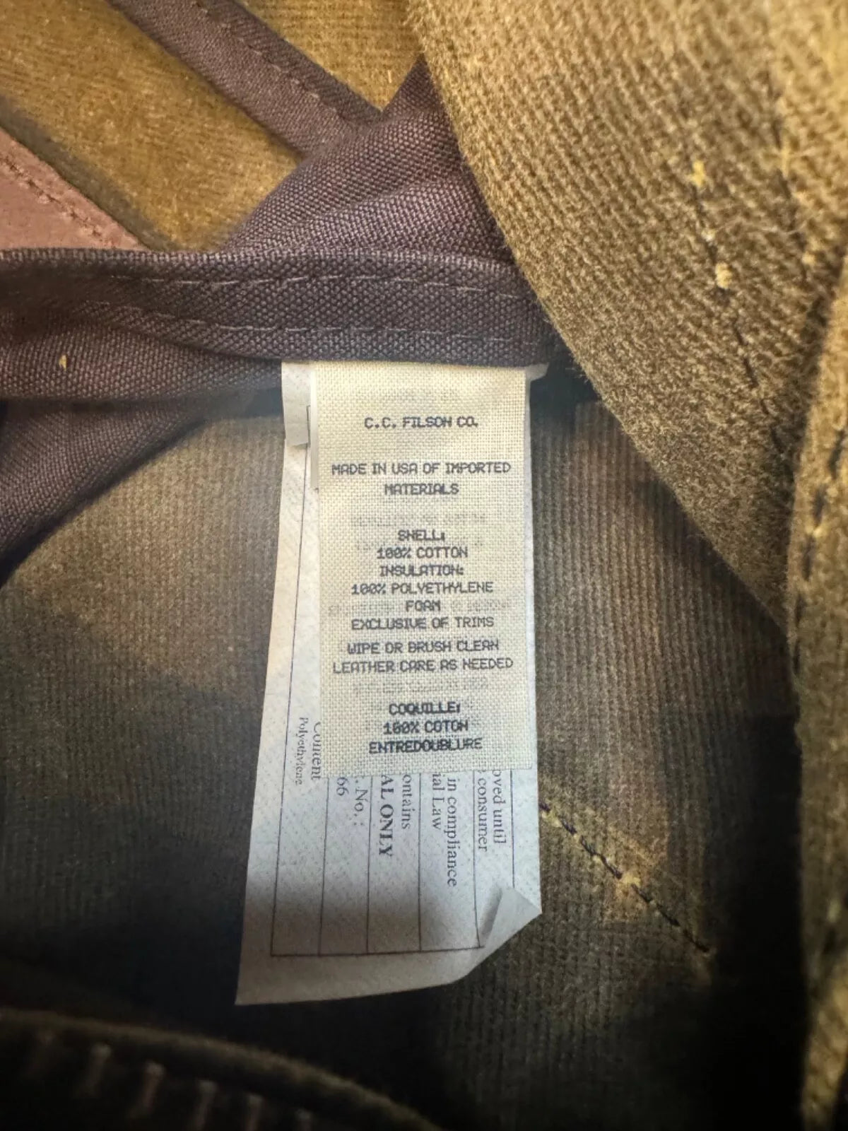 Rare Filson Dark Wax Shrub Duffle Duffel Bag NWT Made in USA -20226934