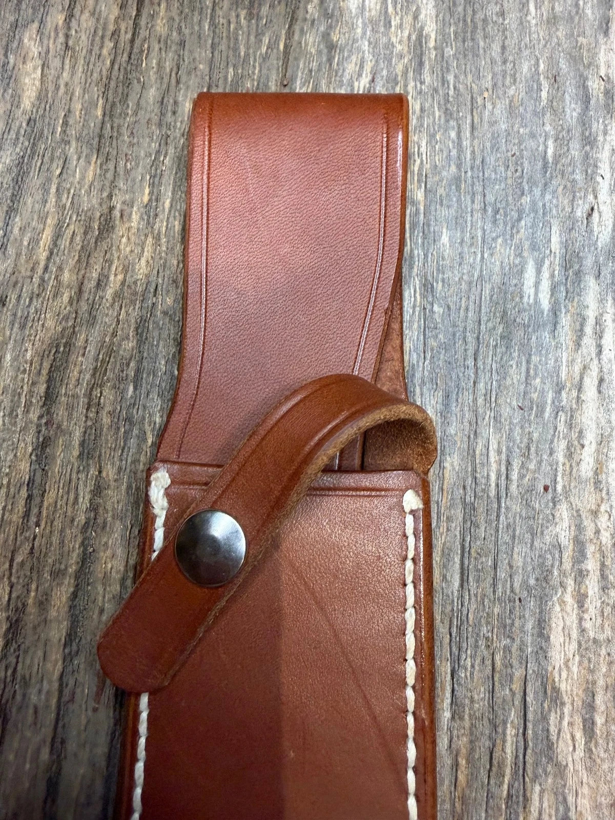 Randall Leather Knife Sheath Model 2-8 Linen stitched early Gutcher tuff find