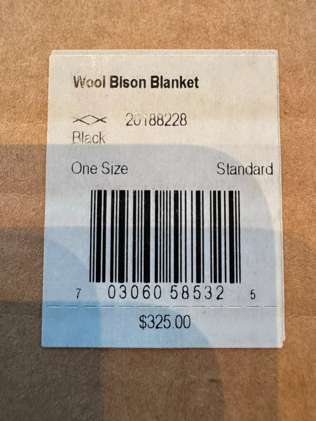 NWT USA MADE Filson Pendleton Wool Bison Blanket in Box 80 by 64 1st # 20188228
